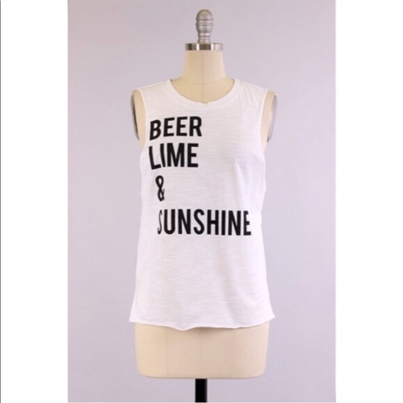 LAST ONE!! “Beer, Lime & Sunshine” Top - Picture 3 of 3